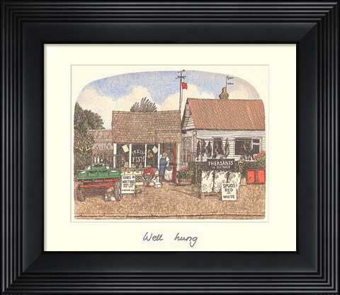 Framed Well Hung Print