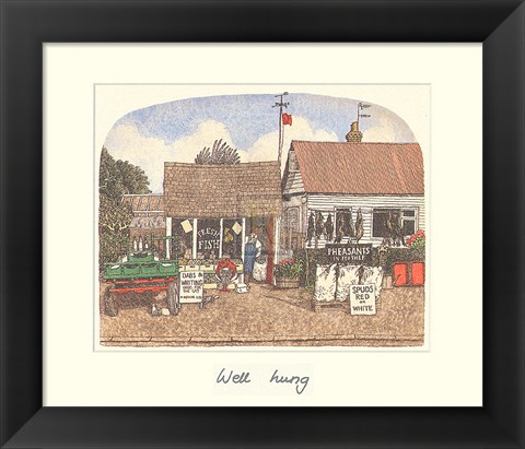 Framed Well Hung Print
