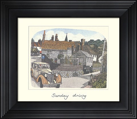 Framed Sunday Driving Print