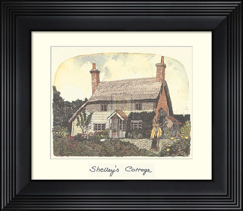 Framed Shelley&#39;s Cottage Print