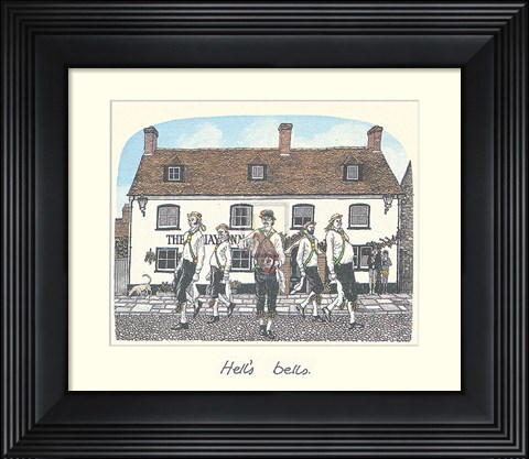 Framed Hell's Bells Print