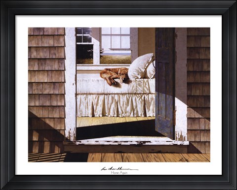 Framed Home Again Print