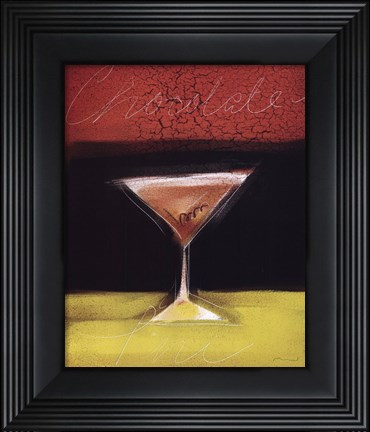 Framed Chocolate Martini Print