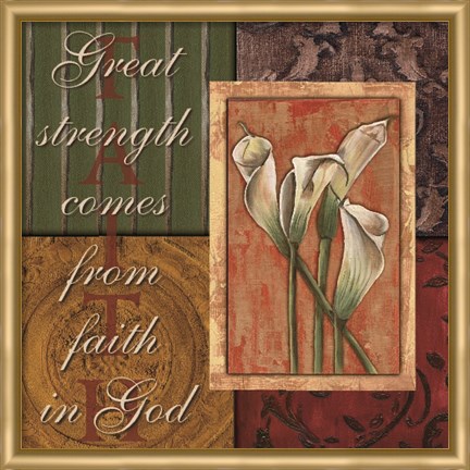 Framed Spice 4 PatchFAITH Print