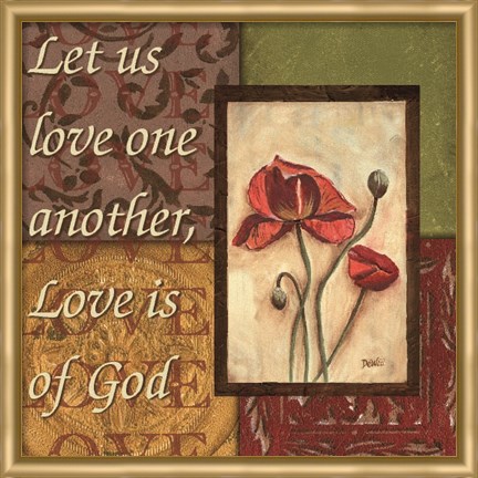 Framed Spice 4 PatchLET US LOVE Print