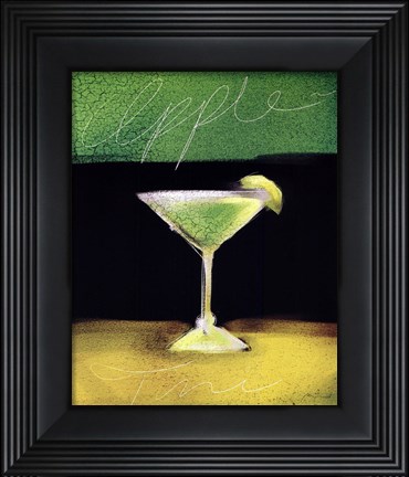 Framed Apple Martini Print