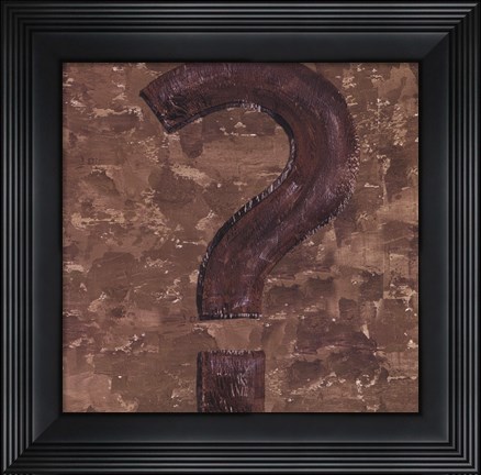 Framed Shift Keys - ? Print