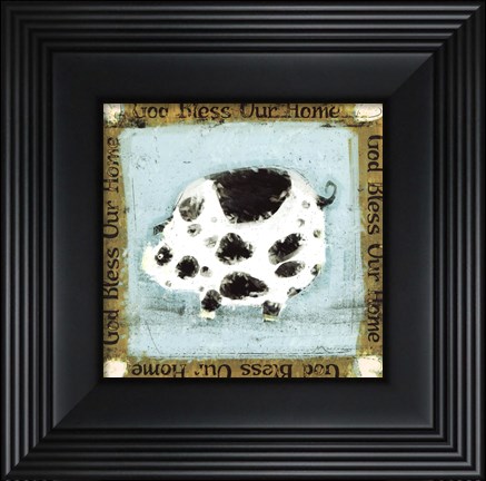 Framed God Bless Our Home Print