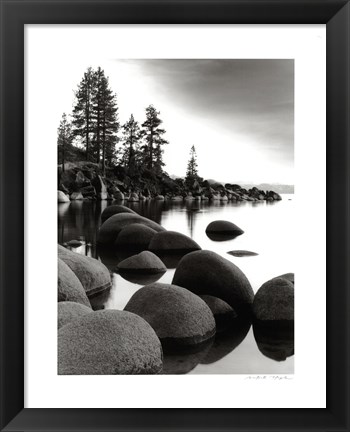 Framed Sand Harbor I Print