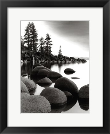 Framed Sand Harbor I Print