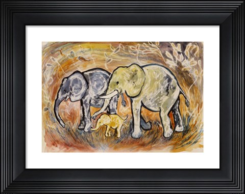 Framed Happy Family Print