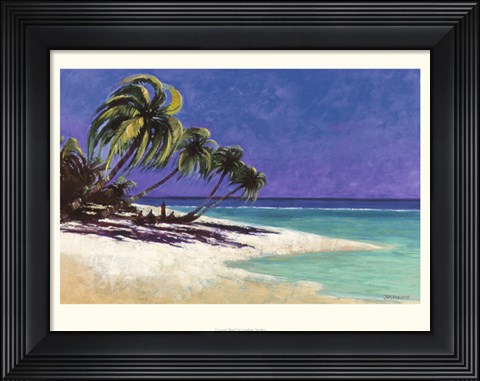Framed Coconut Beach Print