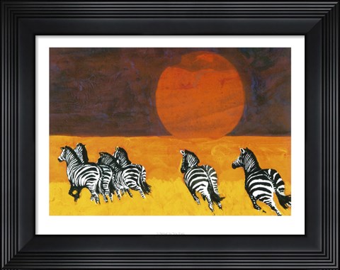 Framed In Retreat Print