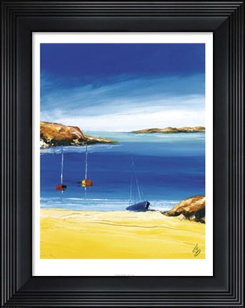 Framed Three Boats Print