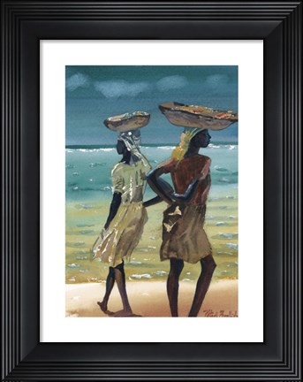 Framed Fishermen&#39;s Wives Print