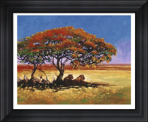 Framed African Shade Print