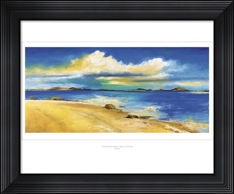 Framed Towards The Eastern Isle Print
