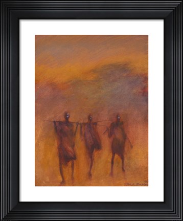 Framed Three Warriors Print
