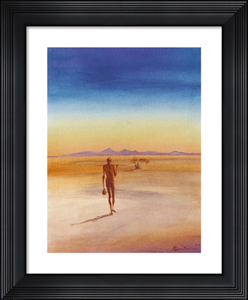 Framed Heading Home Print