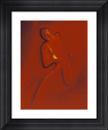 Framed Golden Sax Print