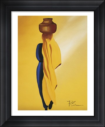 Framed De La Riviere Print