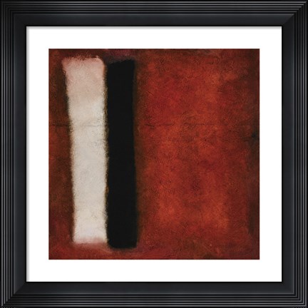 Framed Red Barn Composition No. 02 Print