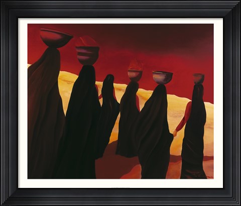 Framed To The Water Print