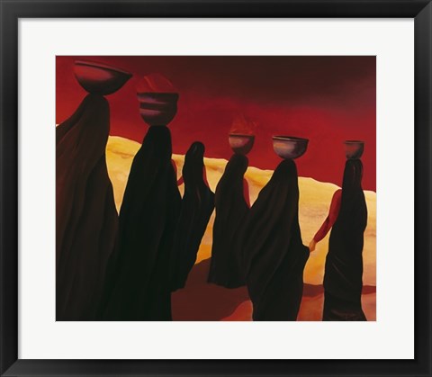 Framed To The Water Print