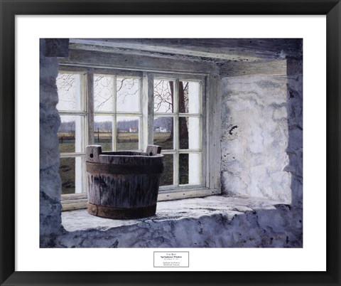 Framed Springhouse Window Print