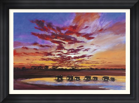 Framed African Sky Print