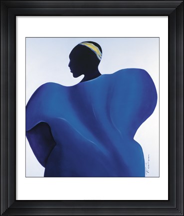 Framed Majestic Blue Print