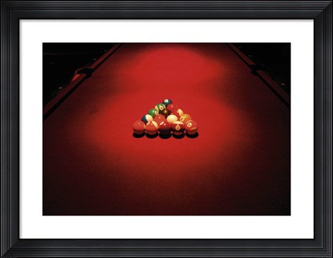 Framed Spots and Stripes Print
