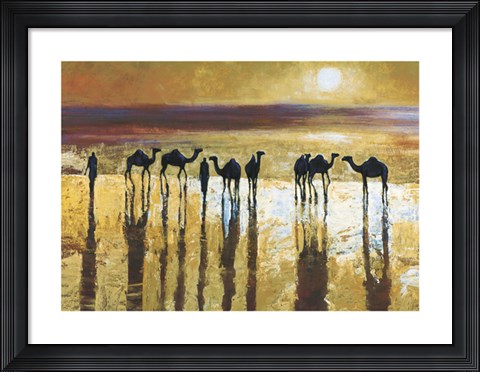 Framed Camel Station Print