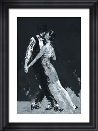 Framed Midnight Tango Print