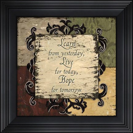 Framed WTLB, Antique PatchworkLearn from Print