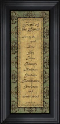 Framed WTLB, Soft SageFruit of the Spirit Print