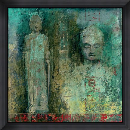 Framed Meditation Gesture II Print