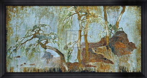 Framed Ancient Garden Print