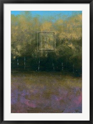 Framed Beyond The Trees III Print