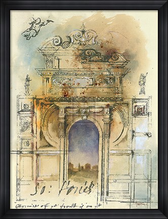 Framed Monument II Print