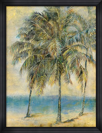 Framed Palm Hammock II Print