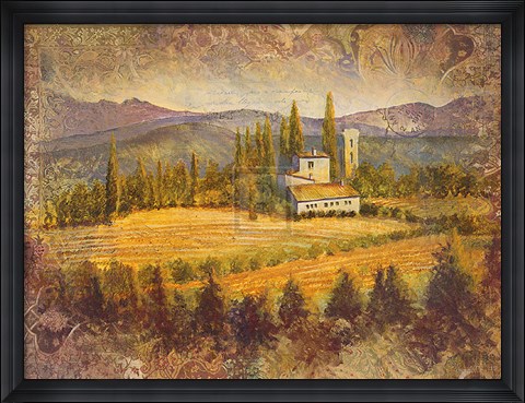 Framed Chianti Land II Print