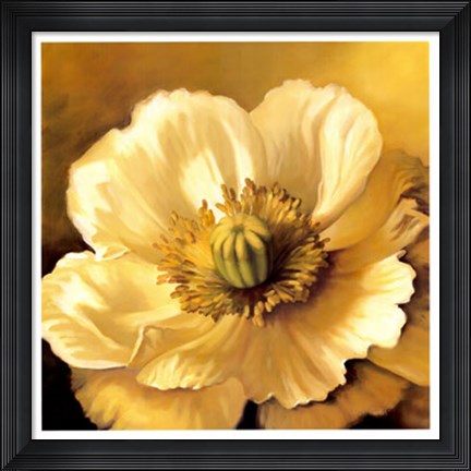 Framed Poppy Portrait Print