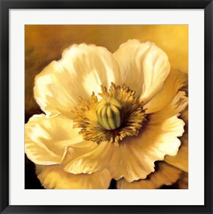 Framed Poppy Portrait Print