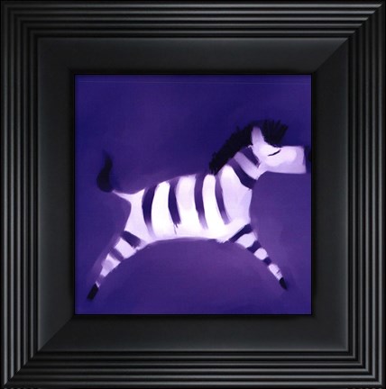Framed Zebra Print