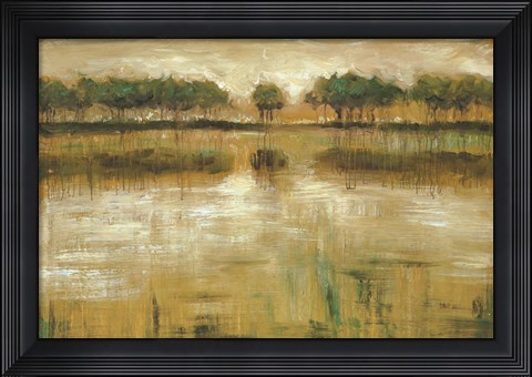 Framed Tiverton Lake Print