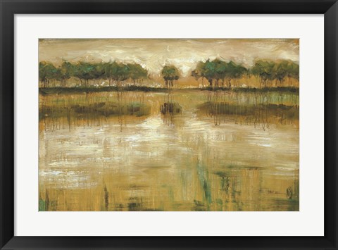 Framed Tiverton Lake Print