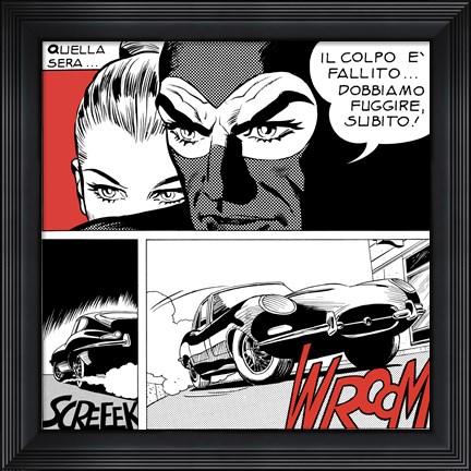 Framed Il colpo  fallito! Print