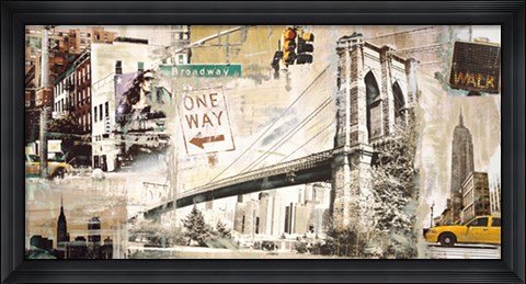Framed Manhattan Print