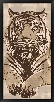Framed Tiger Print